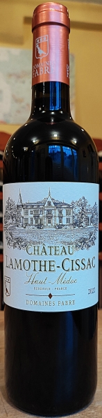 Château Lamothe-Cissac 2022, Domaines Fabres, AOC Haut-Medoc, Rotwein, trocken, 0,75l